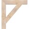 Ekena Millwork Traditional Block Smooth Bracket, Douglas Fir, 5 1/2"W x 34"D x 38"H BKT06X34X38TRA05SDF - alternate 4
